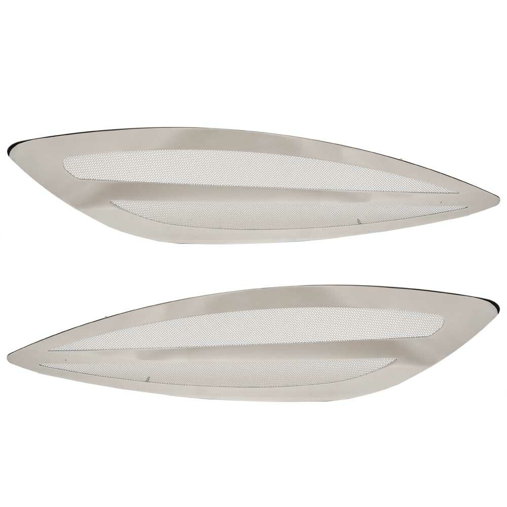 Sea Ray Boat Blower Vent Covers 2290543 | 35 1/2 x 9 Inch SS (Set of 2)