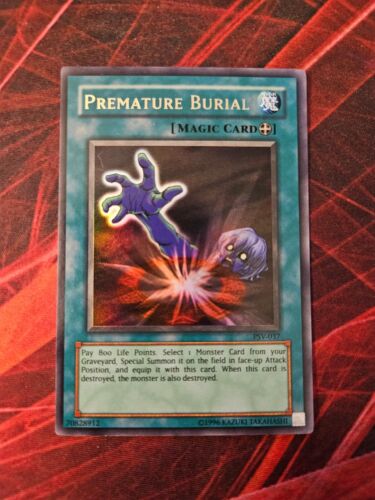 Yu-Gi-Oh! - Premature Burial - PSV-037 - LP - Ultra Rare - Unlimited Edition - Picture 1 of 2