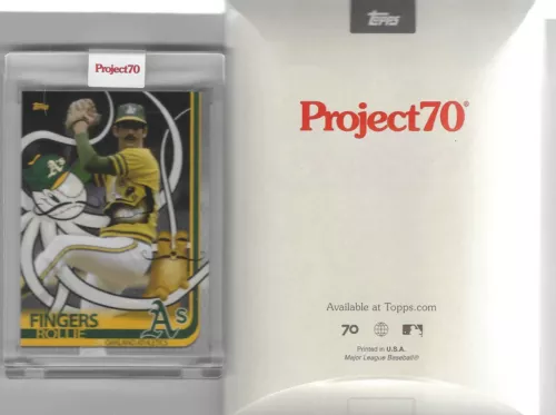 2021 TOPPS PROJECT 70 2019 ROLLIE FINGERS #322 'CRAOLA' SIMKINS PR/844 🔥WOW