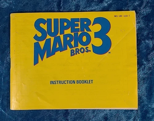 Vtg. Nintendo Super Mario 3 Manual (manual only)