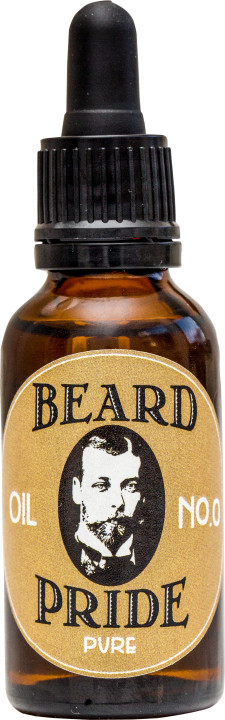 Beard Pride Oil N.0 Pure - Olio Barba Biologico 30ml per Pelli Sensibili