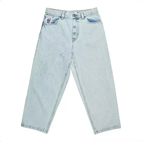 Ukskate Big Boy Jeans Dark Blue Wash Loose Fit Skate Denim Baggy Polar Skate - Picture 19 of 24