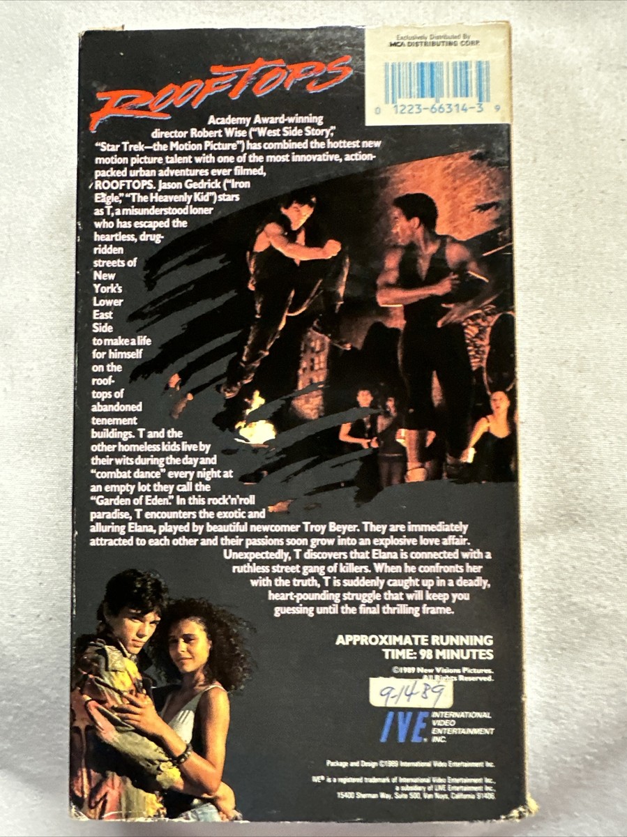 『Rooftop』『VOS』インディーズ VHS 1989 ROOFTOPS TROY BEYER VHS Tape, COMPLETE/TESTED SEE PHOTOS