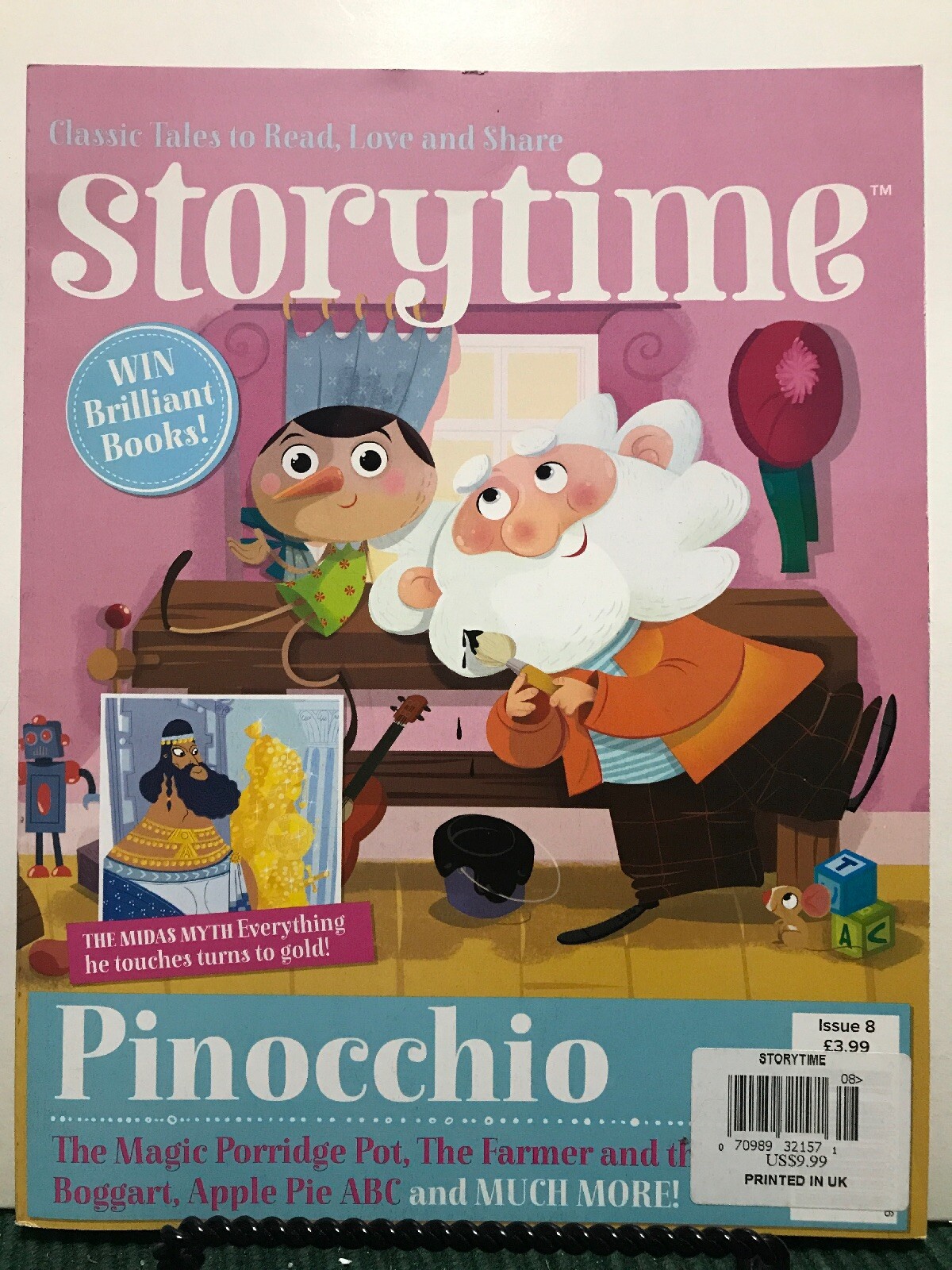 Storytime Pinocchio Apple Pie ABC Midas Myth UK Issue 8 FREE SHIPPING ...