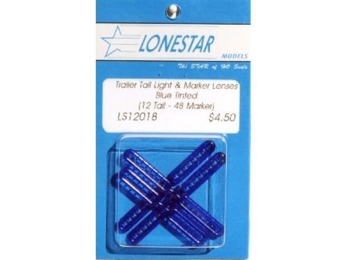 Luces traseras y lentes marcadoras para remolque HO 1/87 Lonestar 12018 - azules | Zustand: New