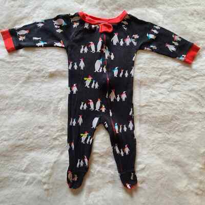 Wondershop Christmas Penguin Sleeper Infant 6-9 Months