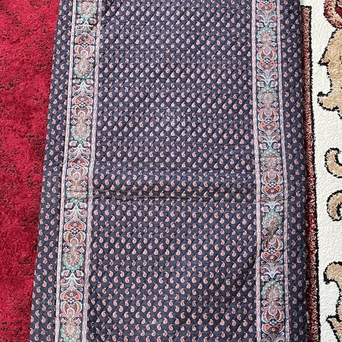 Vintage Vera Bradley Hanging Garment Travel Bag Paisley Navy 90s Made in USA - Picture 7 of 15