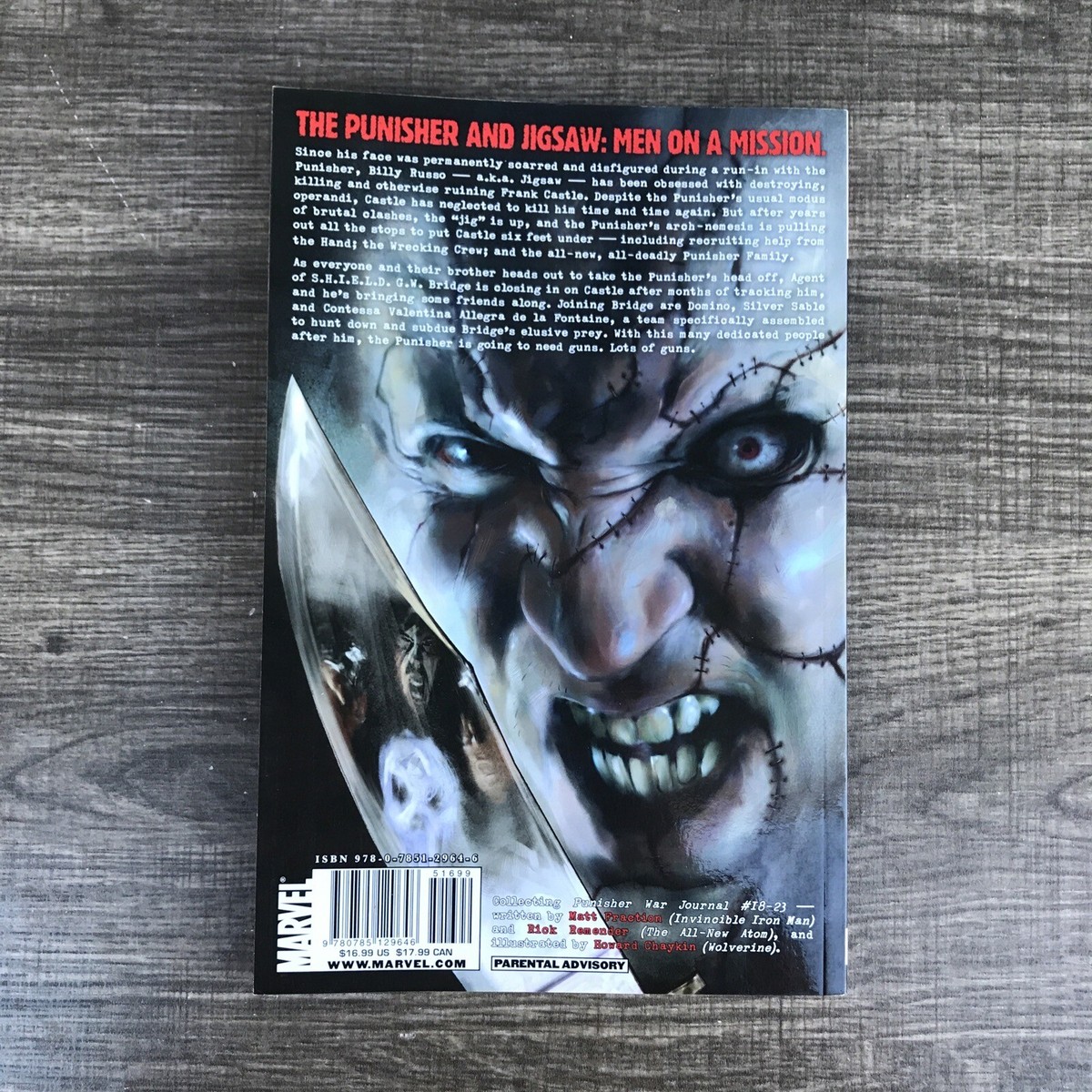 PUNISHER WAR JOURNAL 1st Ed TPB Graphic Novel Volume 4 JIGSAW OOP