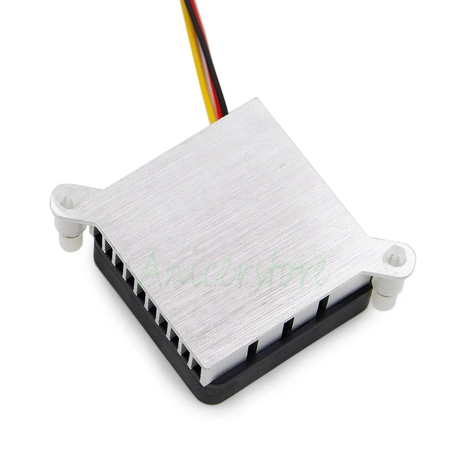 Aluminium Heatsink Cooler w/ 40mm Fan For Northbridge Chipset Mounting Hole 60mm - Image 2 of 4