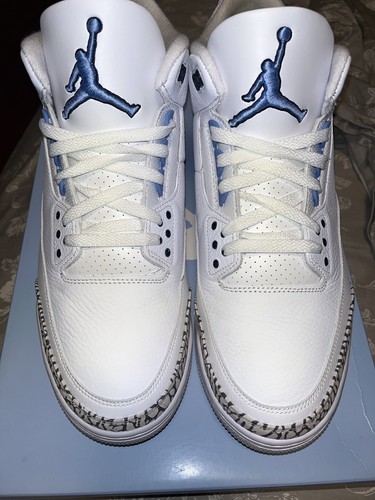 Jordan 3 Retro UNC Carolina 2020 White 