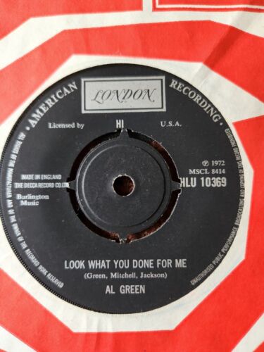 Al Green "Look What You Done For Me" 1972 LONDON UK 7" 45rpm - Foto 1 di 2
