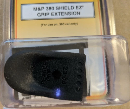 Pearce Grip S&W M&P 380acp Shield EZ Magazine Grip Extension Mag Ext PG-EZ - NEW