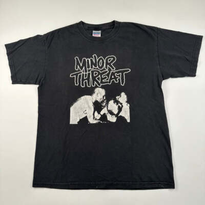 Vintage 90s Minor Threat Shirt Medium I've Got The Straight Vintage 90s Minor Threat Shirt Medium I've Got The Straight