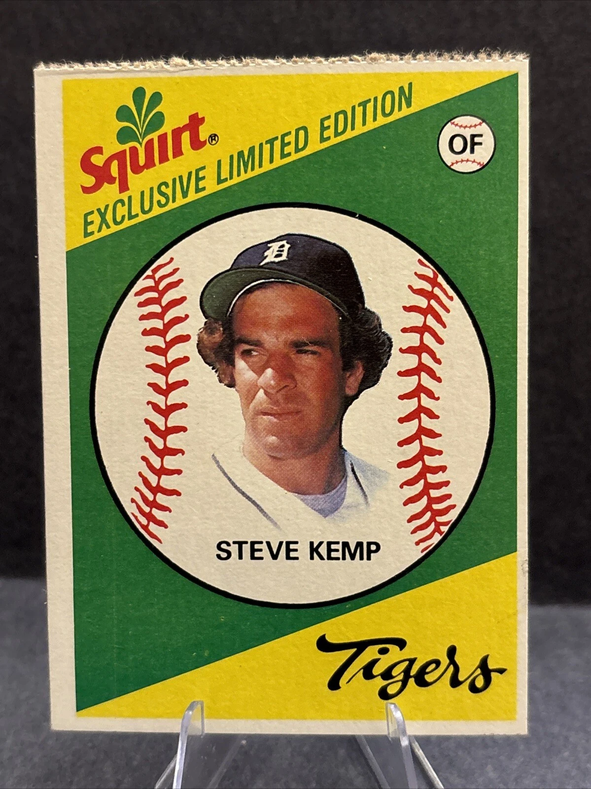 Steve Kemp trading card