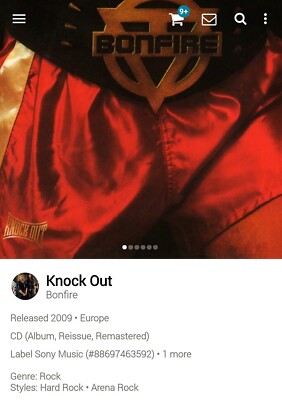 Bonfire ~ Knock Out Remastered CD 1989 Hi-Tech AOR Melodic Rock