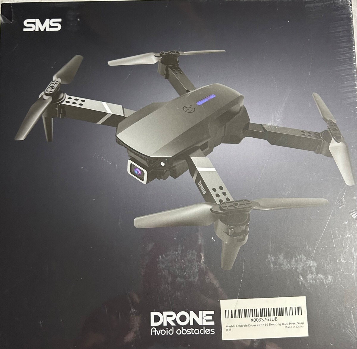 NEW Myshle LF620 Foldable SMS Drone with 4K HD Camera, Black | eBay
