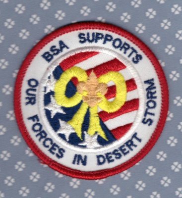 National Council - Mint - BSA Supports Our Forces In Desert Storm