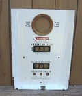 Vintage Tokheim Enamel Porcelain Metal Gas Pump Face Plate Panel
