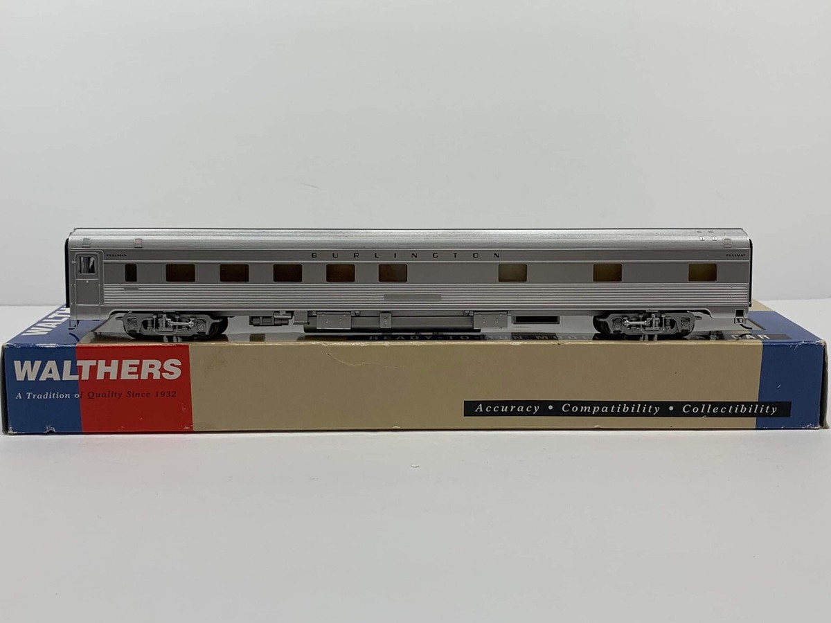 HO Walthers 85' Budd 10-6 Sleeper Car Train 932-6347 HO Walthers 85' Budd 10-6 Sleeper Car Train 932-6347