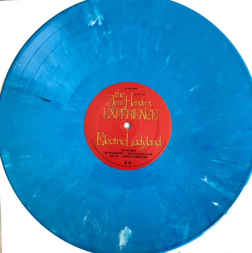 Jimi Hendrix Electric Ladyland  Newbury Comics  BLUE VINYL pressing SEALED #815