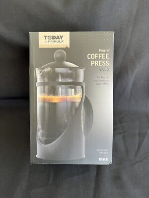 NIB Today by Primula Pierre Coffee French Press, Easy To Clean, 8 Cup Capacity