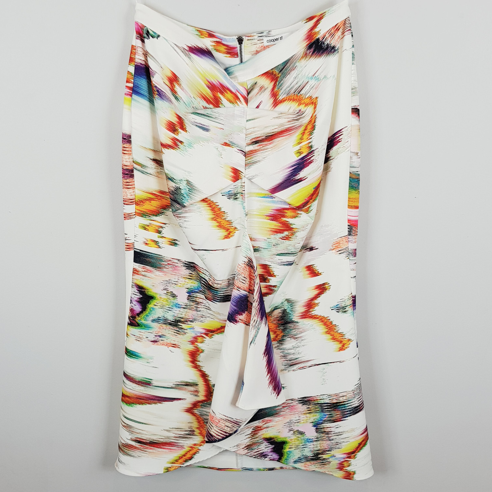 COOPER ST Womens Size 8 Floral Print Midi Skirt