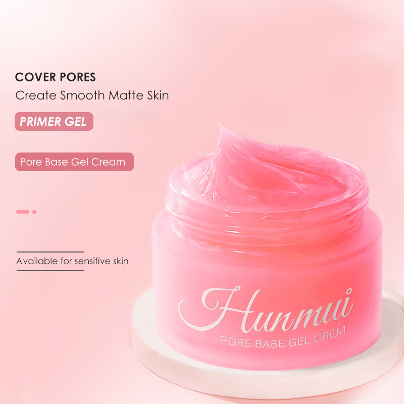 Hunmui Face Primer Pore Base Gel Cream Cover Pores Water Embellish Skin ...