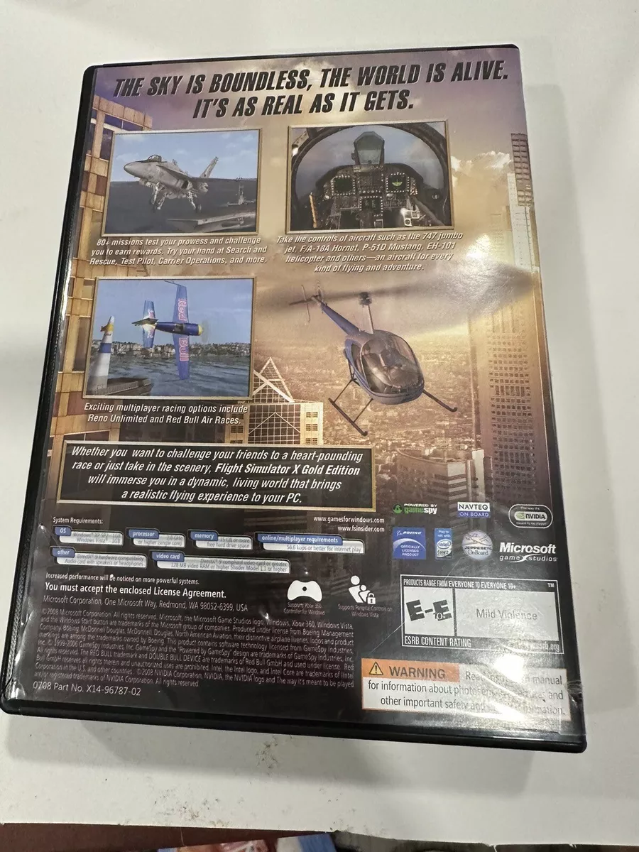  Flight Simulator X - Gold Edition (PC) : Flight Simulator X:  Video Games