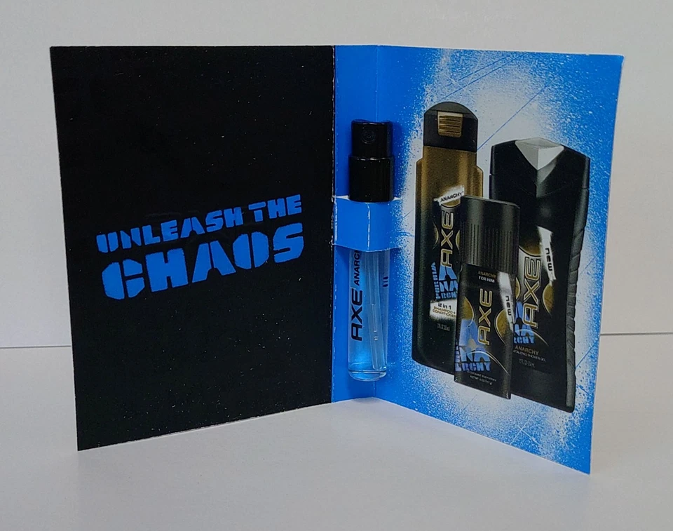 Axe Anarchy for Him Bomba Spray Muestra Fragancia de Viaje 10x 0,05 fl oz Caos Foto 3 de 4