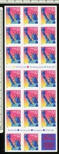 US Pane #3122a 32c Statue of Liberty   not folded P# V1111, p31221