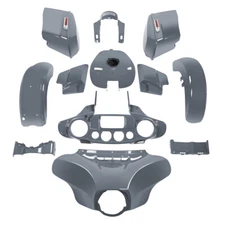 Fairings Bodywork Kit For Harley Street Glide Special FLHXS 14-24 Gunship Gray