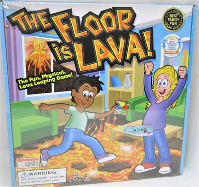 Endless Games, ''The Floor is Lava'', Interactive Board Game.  NIB.