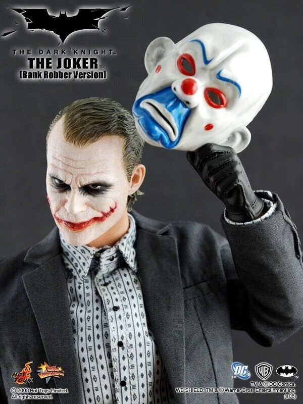 Hot Toys The Joker Bank Robber Heath Ledger - MMS 79 TDK Hot Toys The Joker Bank Robber Heath Ledger - MMS 79 TDK