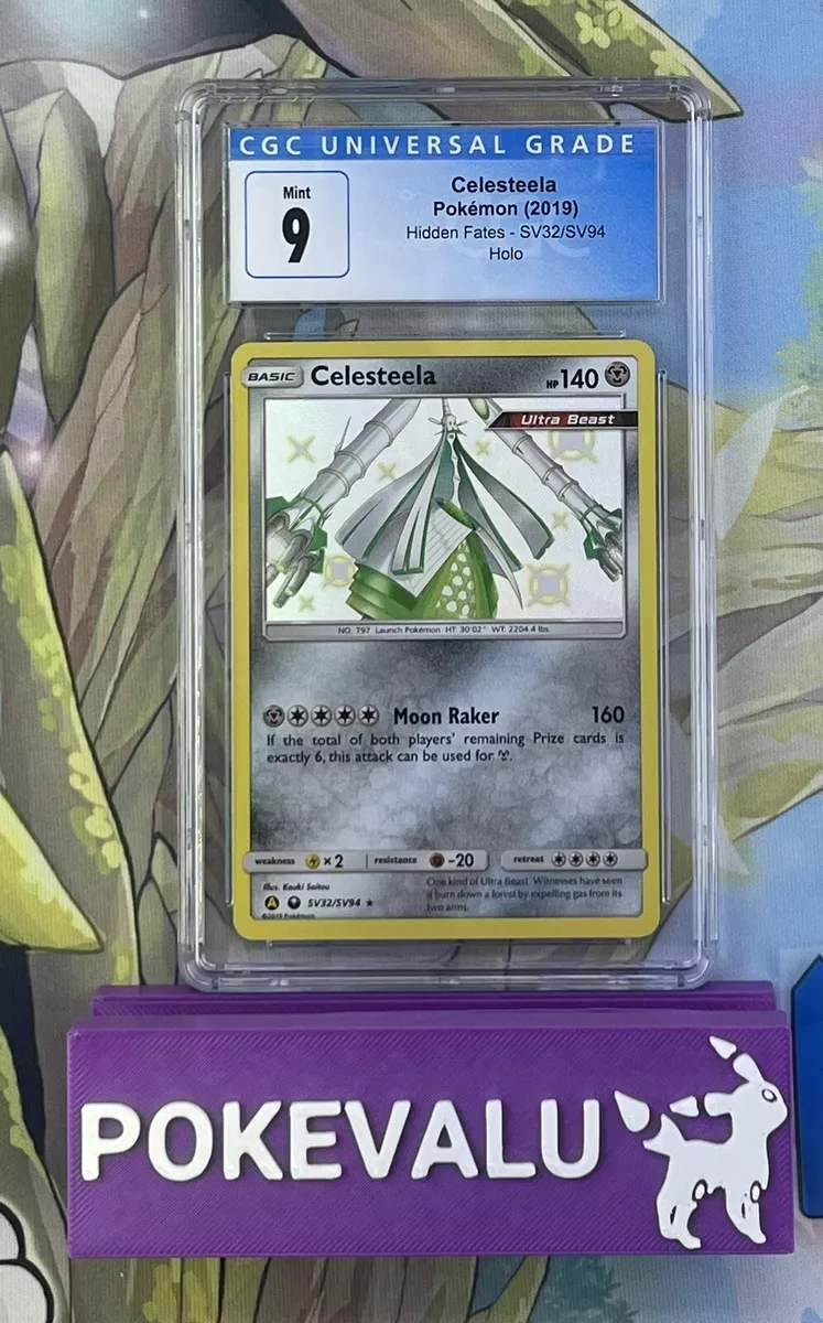 Mavin  Pokemon Card Hidden Fates Shiny Vault Celesteela SV32/Sv94 Near Mint