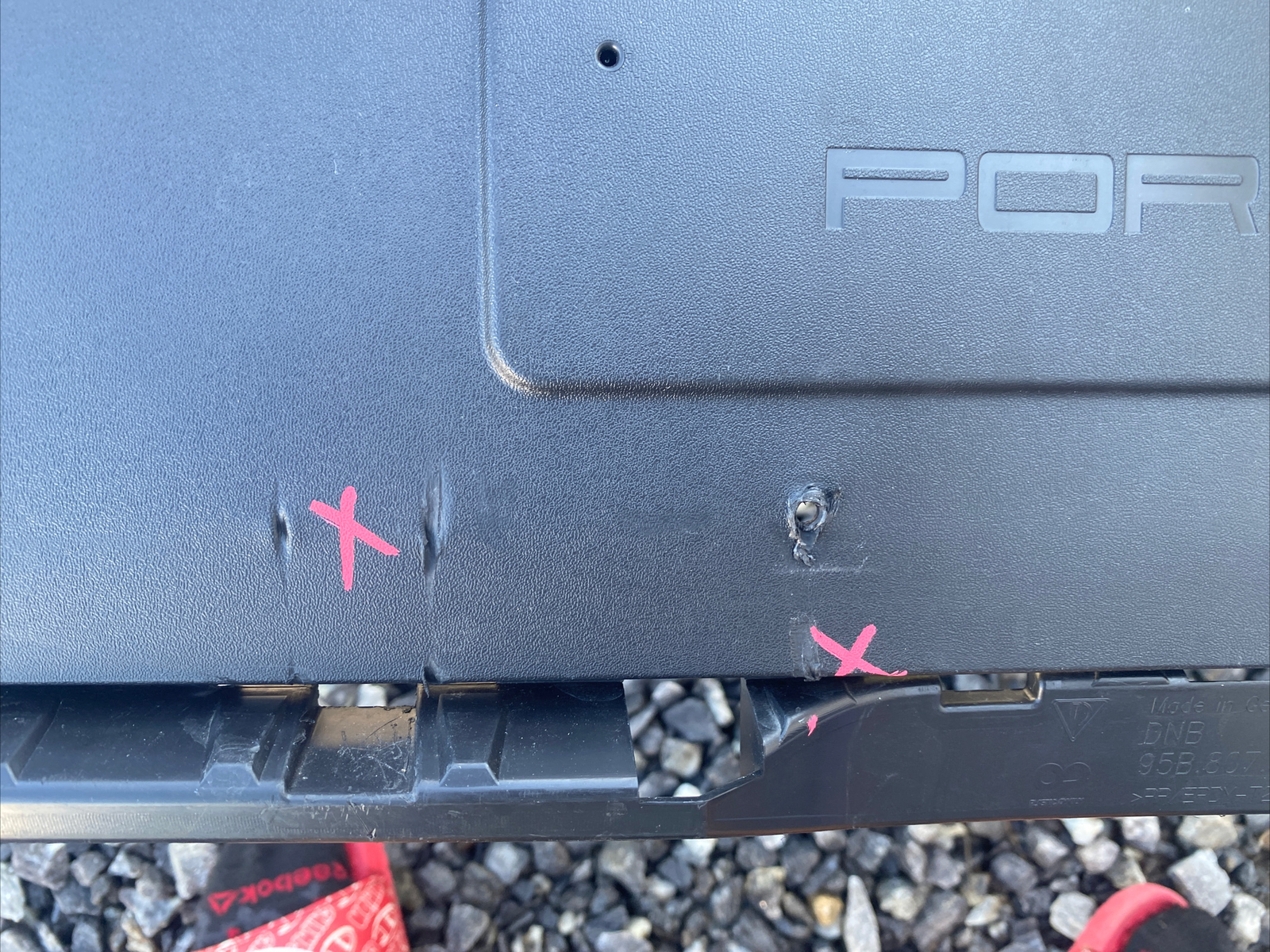 Porsche Macan Rear Bumper Lower Valance 95B807521 OEM for sale 