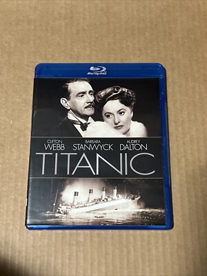 Titanic (Blu-ray Disc, 2013) Clifton Webb Barbabra Stanwyck RARE OOP Region A