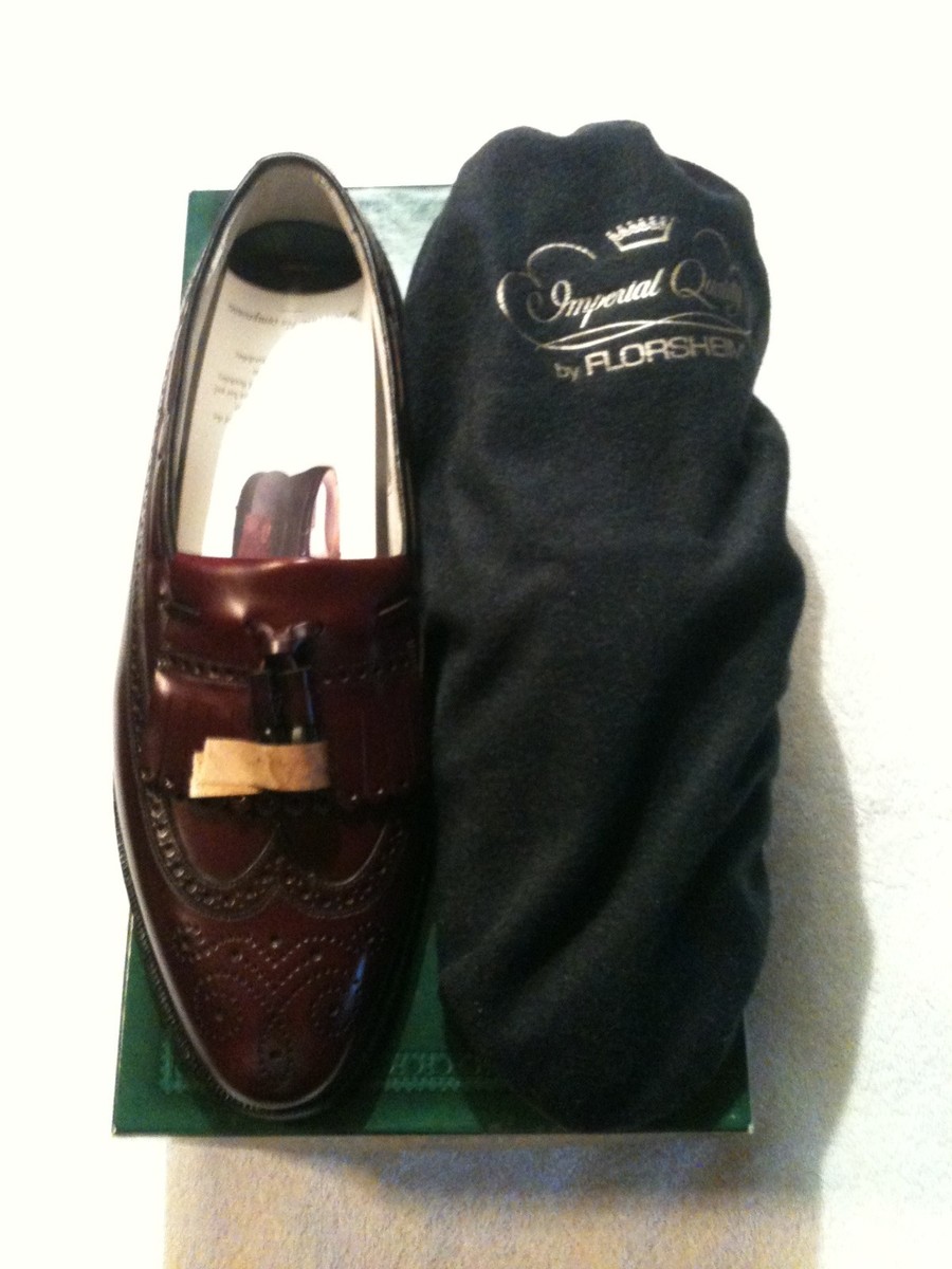 Florsheim 93038 Imperial Centennial Shoes,Wine,Long wingtip Oxford 9D COMFORTECH s-l500.jpg main image 3