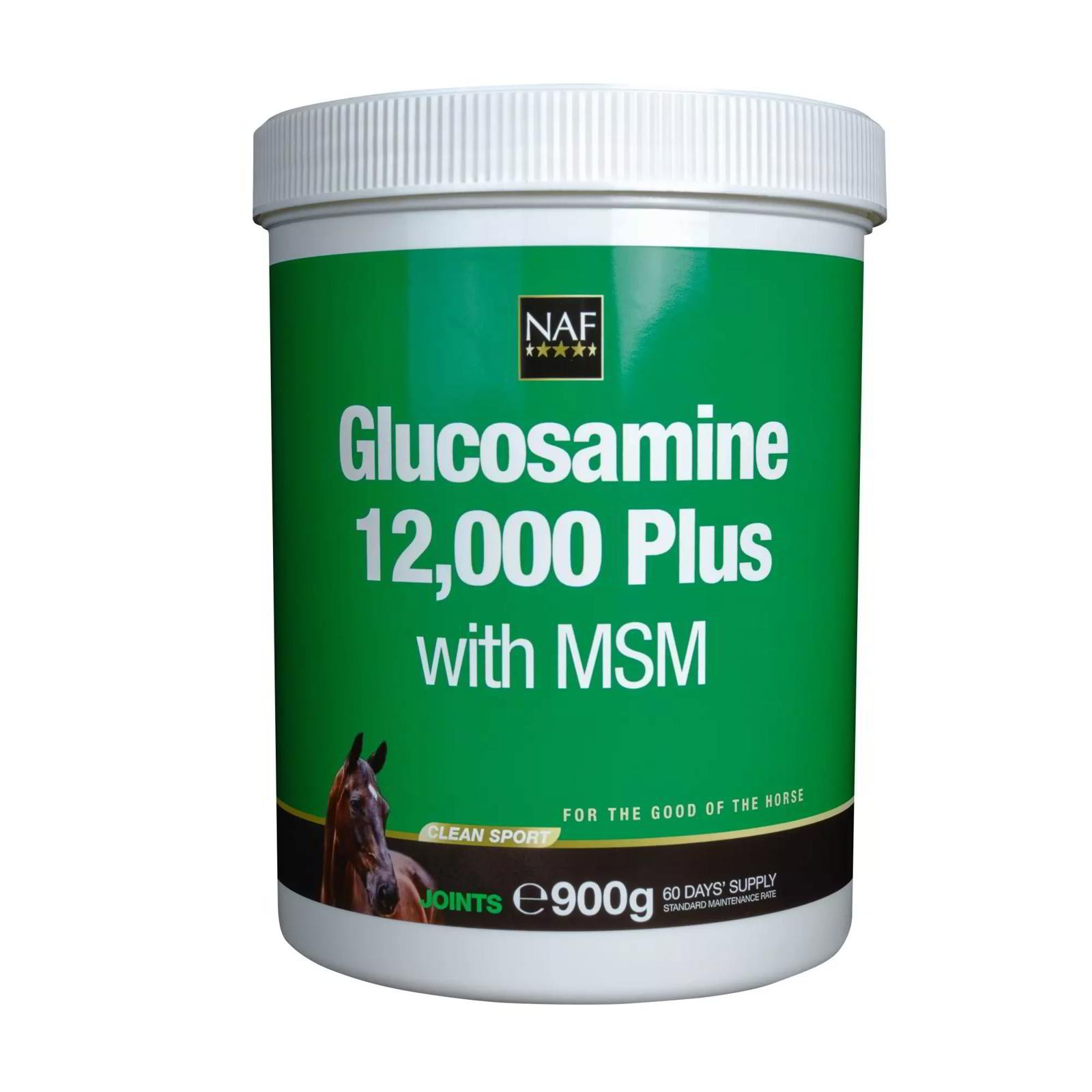 NAF Glucosamine 12000 Plus With MSM 900G - Joint Supplement For Horses