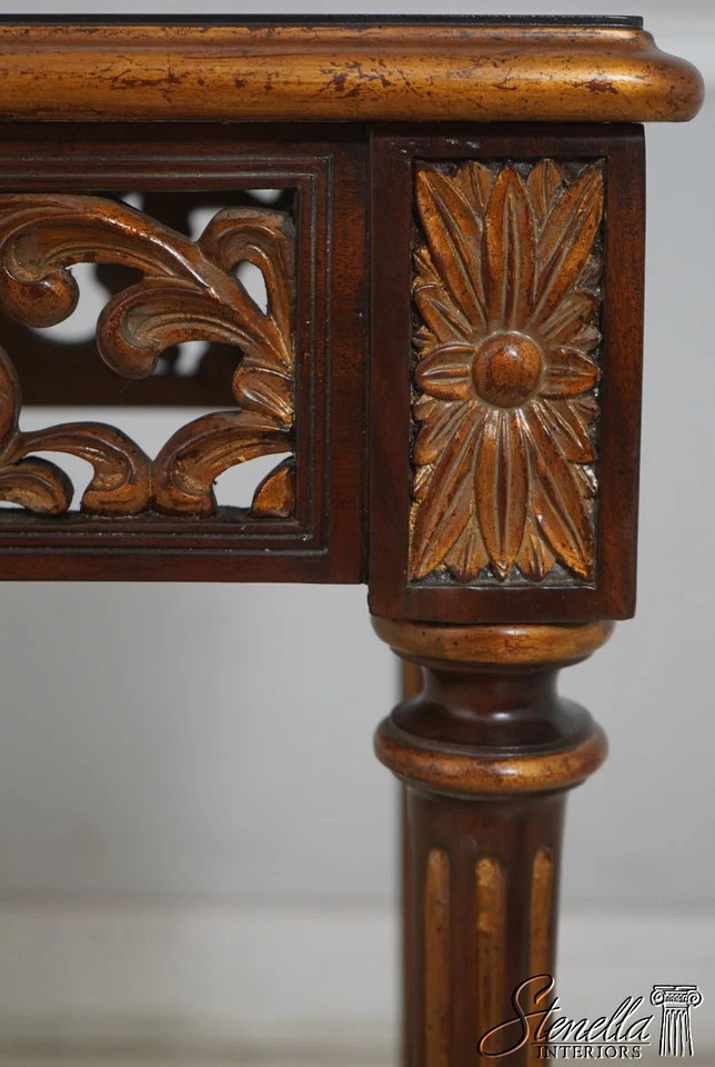 70152: Consola MAITLAND SMITH estilo francés Luis XVI caoba y oro Foto 4 de 4