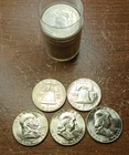 GEM BU UNCIRCULATED UNC MS 1954-S SILVER FRANKLIN HALF DOLLAR BRILLIANT LUSTER