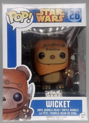 26 Wicket - Star Wars - Box Damaged Funko POP