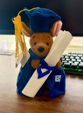 Disney Bean Bag Plush - GRADUATION ROO Winnie the Pooh Collectible- Tagged
