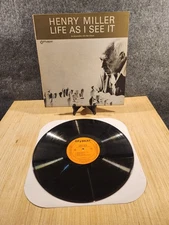 HENRY MILLER- Life As I See It LP Vinyl Record Conversation w Ben Grauer OFFBEAT