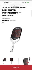 Selkirk Luxx Control Air Invikta Infinigrit Red Pickleball Paddle