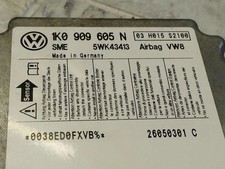 VW Golf V 1K1 Airbag Control Unit 5WK43413 1K0909605N 2.00 Petrol 110kw 18234423