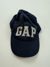 Gap Hat Cap Strap Back Youth S/M 53-55CM Blue Cotton Baseball Logo Kid