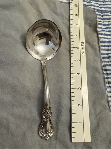 Old Master Towle Sterling Silver Gravy / Cream Ladle 7” Serving Piece No Mono