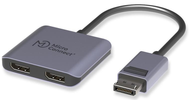 MicroConnect MC-DP-2XDP DisplayPort to 2x DisplayPort