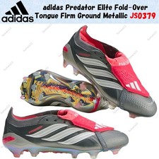 adidas Predator Elite Fold-Over Tongue Firm Ground Metallic JS0379 Men's Size