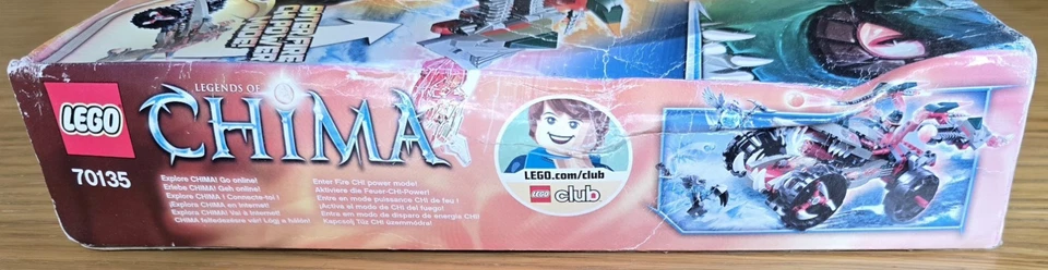 Lego Chima: Craggers Fire Striker (70135) Brand New Sealed Retired Box Damaged - Image 3 of 4
